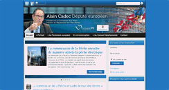 Desktop Screenshot of alain-cadec.org