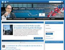 Tablet Screenshot of alain-cadec.org
